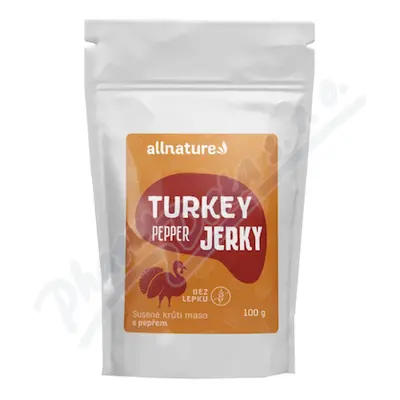 Allnature TURKEY pepper Jerky 100g