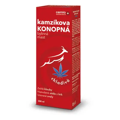 Cemio Kamzíkova konopná mast chladivá 200 ml