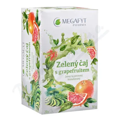 Megafyt Zelený čaj s grapefruitem 20x1.5g