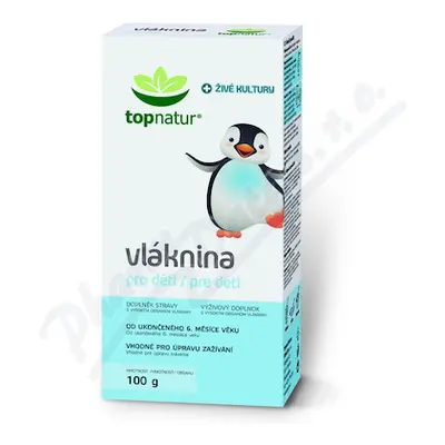 Vláknina pro děti 100g TOPNATUR