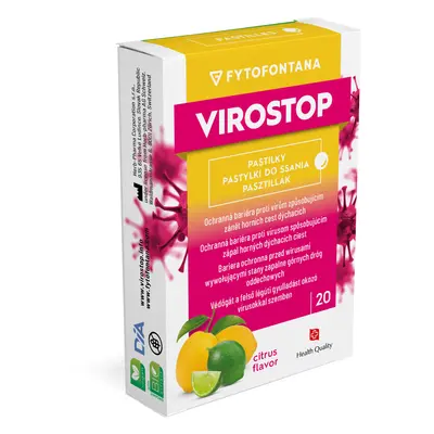 Fytofontana VIROSTOP pastilky citrus 20ks