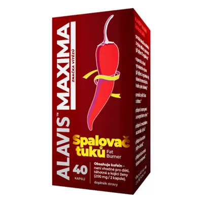 ALAVIS MAXIMA Spalovač tuků Fat Burner cps.40