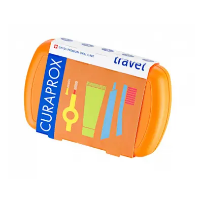 CURAPROX Travel set cestovní sada oranžová