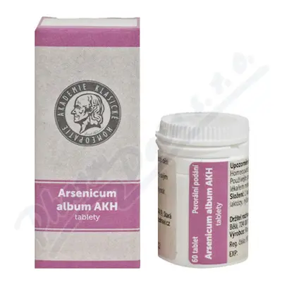 Arsenicum album AKH 555C tbl.nob.60 I