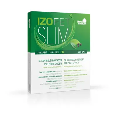 Naturprodukt Izofet Slim kontrola hmotnosti cps.30