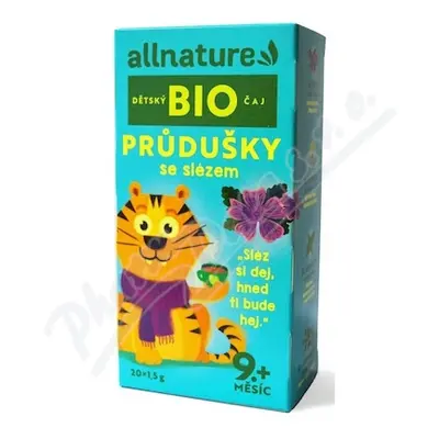 Allnature Děts.čaj Průdušky sléz.BIO 20x1.5g 9M+