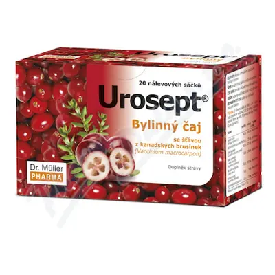 Urosept bylinný čaj 20x2g Dr.Müller