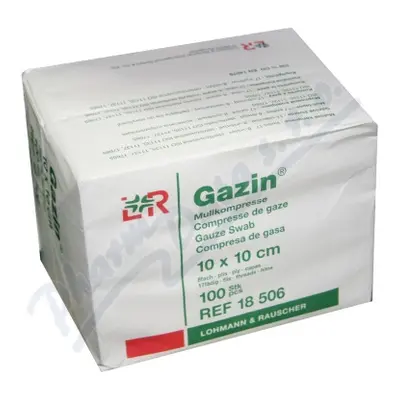 Gáza hydrofil.skl.kompr.Gazin 10x10cm/100ks 8vrst.