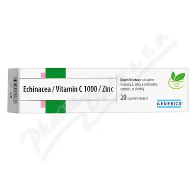 Echinacea/Vitamin C 1000/Zinc Generica eff.tbl.20