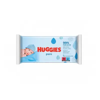 HUGGIES Pure vlhčené ubrousky 56ks