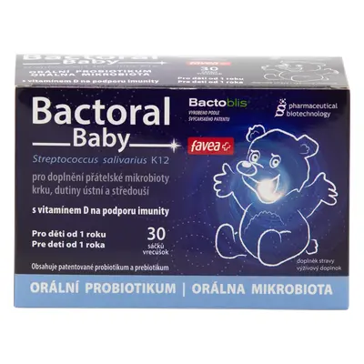 Favea Bactoral Baby s vitamínem D 30 sáčků