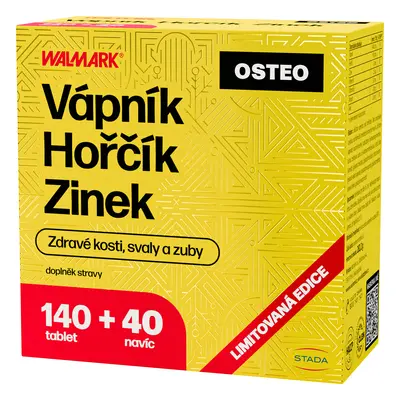 Walmark Váp-Hoř-Zinek Osteo tbl.140+40 Promo 2024