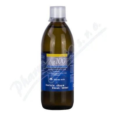 Koloidní stříbro Ag100 40ppm 500ml