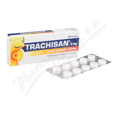 Trachisan 8mg proti bolesti v krku orm.pas.20x8mg