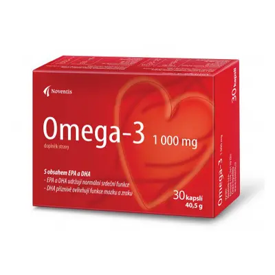 Omega-3 1000mg cps.30 pro zdravé srdce a cévy