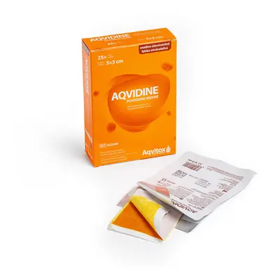 Aqvidine Povidone Iodine 5x5cm 25ks