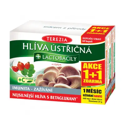 TEREZIA Hlíva+lactobacily cps.60+60