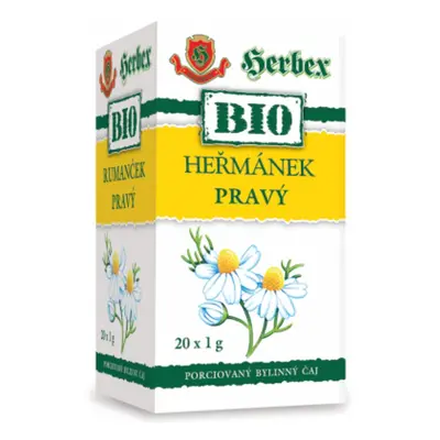 HERBEX BIO Tea Heřmánek pravý n.s.20x1g