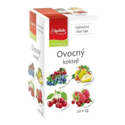 Apotheke Ovocný koktejl čaj.směsi 4v1 20x2g