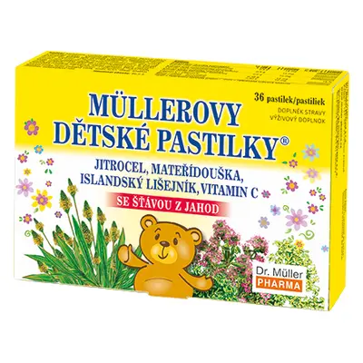 Müllerovy dětské pastilky 36ks