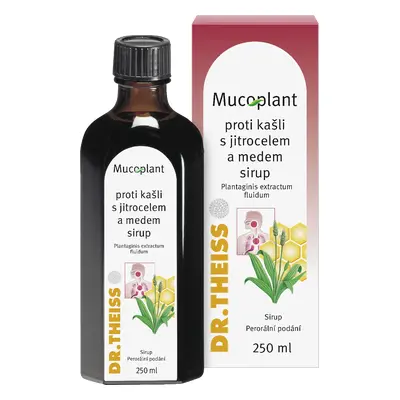 Mucoplant proti kašli s jitrocelem a medem sirup 250ml