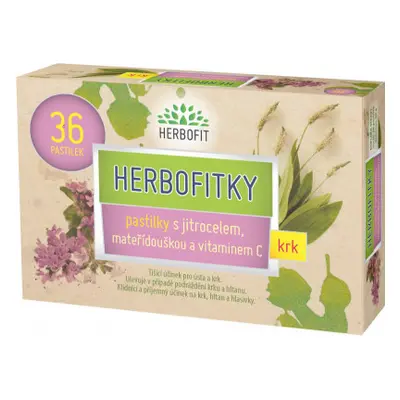 Herbofitky s jitrocelem a vit.C 36ks