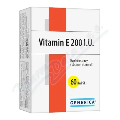 Vitamin E 200 I.U. cps.60 Generica