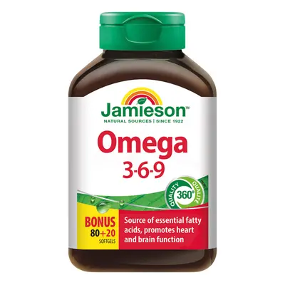 JAMIESON Omega 3-6-9 1200mg cps.100