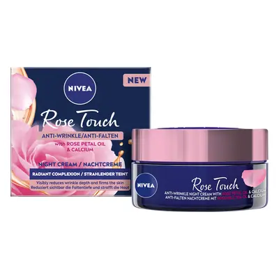 NIVEA Rose Touch noční krém proti vráskám 50ml