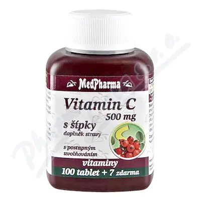 MedPharma Vitamin C 500mg s šípky prod.úč.tbl.107