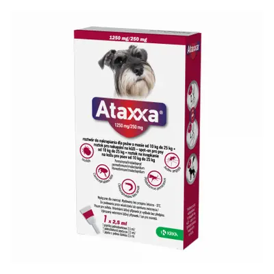 Ataxxa pro psy 10-25kg spot-on 1x2.5ml