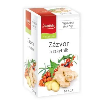 Apotheke Zázvor a rakytník - s přebalem 20x2g