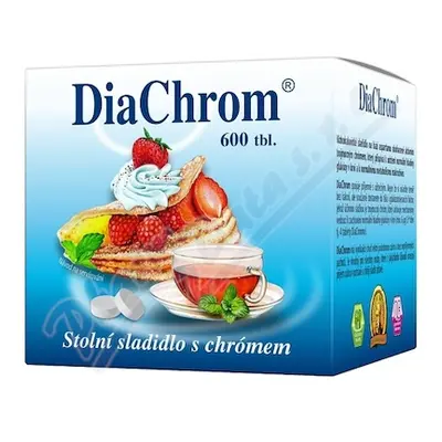 DiaChrom tbl.600 nízkokalorické sladidlo