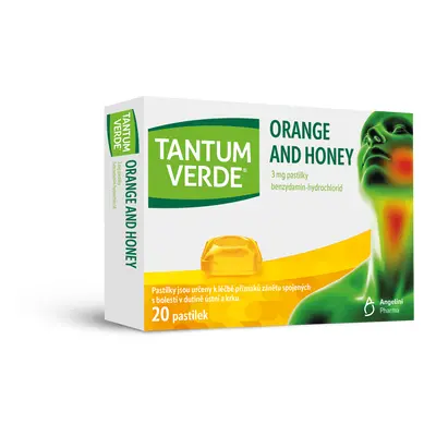 Tantum Verde Orange and Honey 3mg pas.20