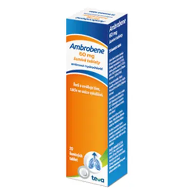 Ambrobene, 60 mg, 20 šumivých tablet