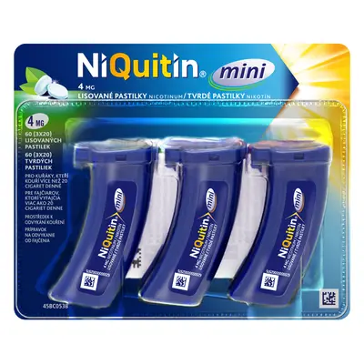 Niquitin mini 4mg pas.cmp.3x20ks