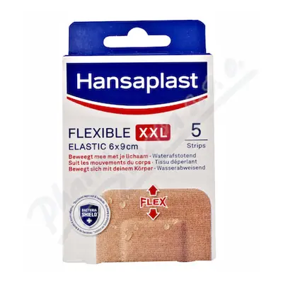 Hansaplast Flexible XXL elast.náplast 6x9cm 5ks