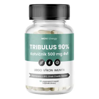 MOVit TRIBULUS 90% Kotvičník 500mg 4v1 cps.90