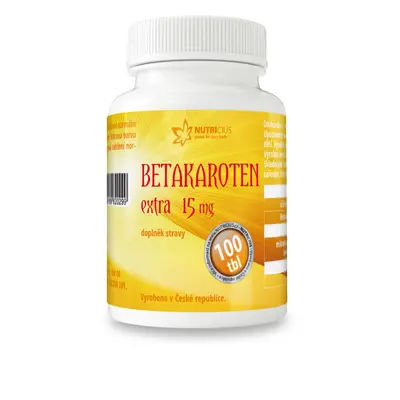 Betakaroten EXTRA 15mg tbl.100