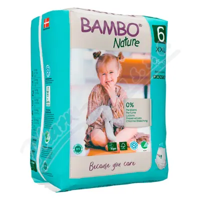 Bambo Nature Pants 6 navl.pl.k.trenink.15+ kg 18ks