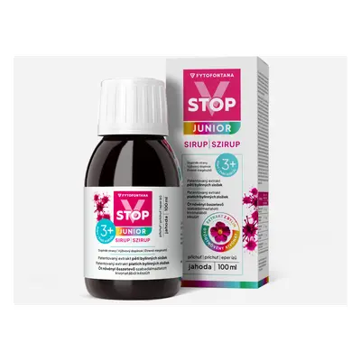 Fytofontana V-STOP sirup JUNIOR 3r+ jahoda 100ml