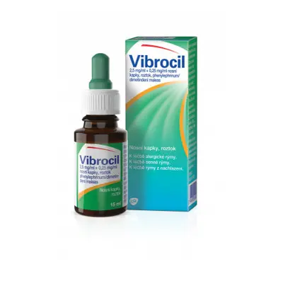 Vibrocil 2.5mg/ml+0.25mg/ml nas.gtt.sol. 1x15ml CZ