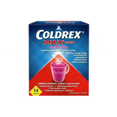 Coldrex MAXGrip Lesní ovoce por.plv.sol.14