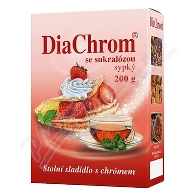 DiaChrom se sukralózou sypký 200g nízkokal.sladid.