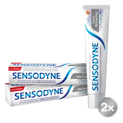 Sensodyne Extra Whitening zubní pasta 2x75ml