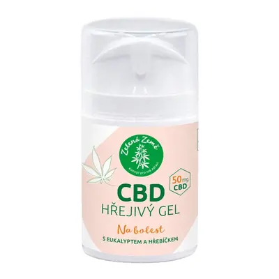 Zelená Země CBD hřejivý gel 50g