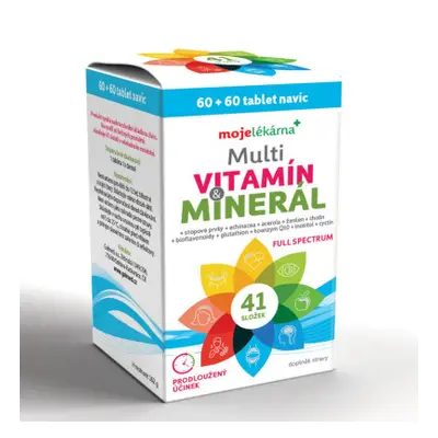 Multivitamín Minerál tbl.60+60 Moje lékárna