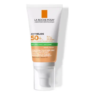 LA ROCHE-POSAY Anthelios Tónovaný zmatňující gel-krém na obličej SPF 50+ 50 ml