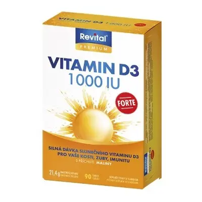 Revital Vitamin D3 Forte 1000 IU tbl.90