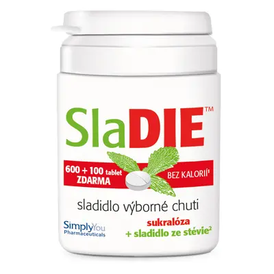 SlaDIE sladidlo 600+100 tablet ZDARMA